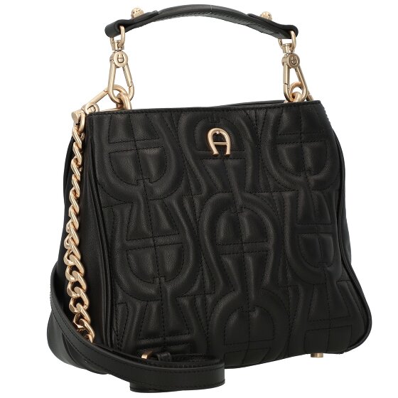 Aigner Diadora handbag leather 20 cm