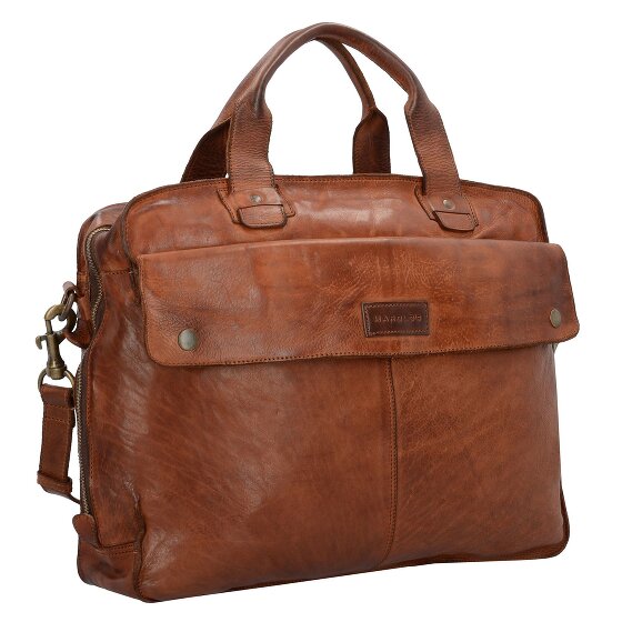 Harold's Saddle briefcase leather 41 cm laptop compartment