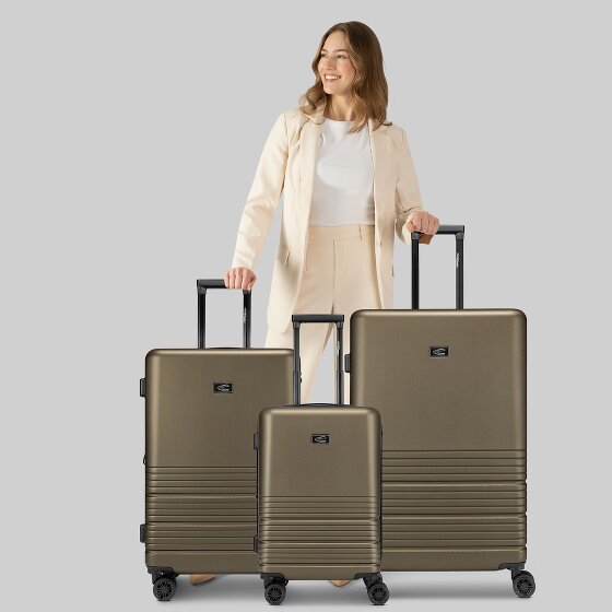 camel active Hanoi 4 wheels Suitcase set 3-piece with expansion pleat