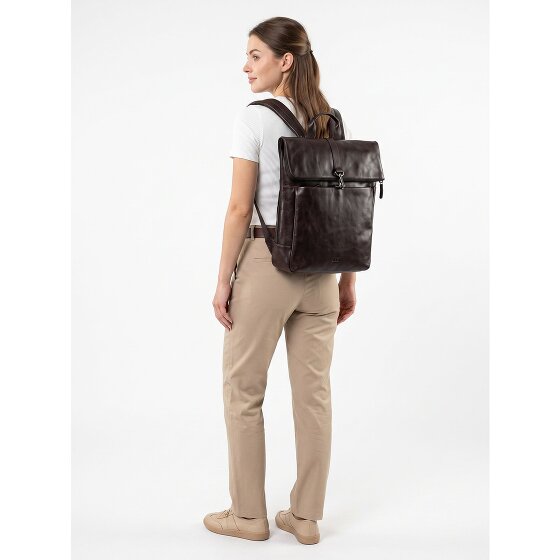 Jost London Daypack Genuine Leather 44 cm Laptop compartment