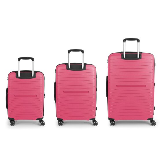 Gabol Shinyuu 4 wheels Suitcase set 3-piece with expansion pleat