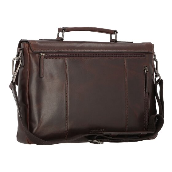 Leonhard Heyden Roma briefcase leather 39 cm laptop compartment