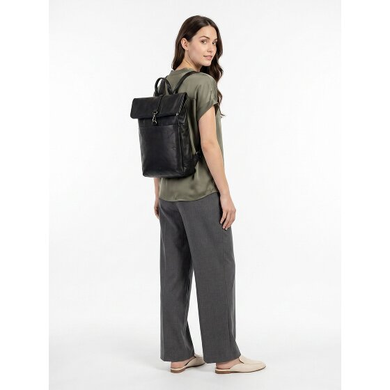 Jost Glasgow Daypack RFID protection Genuine Leather 42 cm Laptop compartment