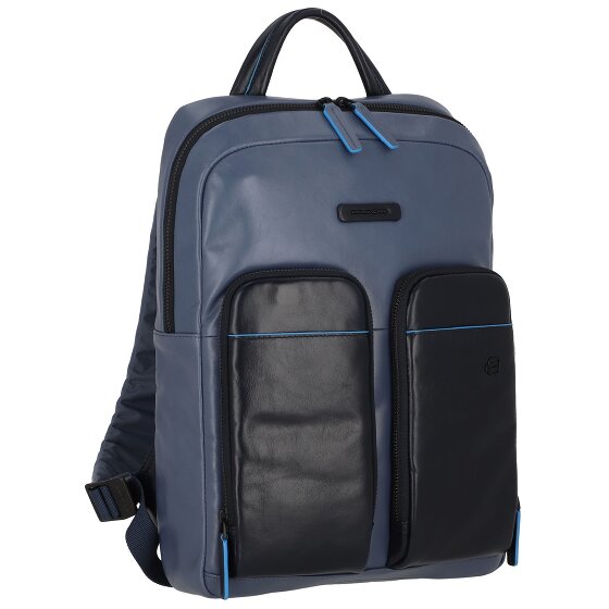 Piquadro Blue Square Revamp Backpack RFID Leather 42 cm Laptop compartment