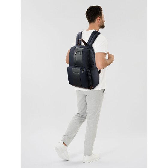 Piquadro Letter backpack 39 cm laptop compartment