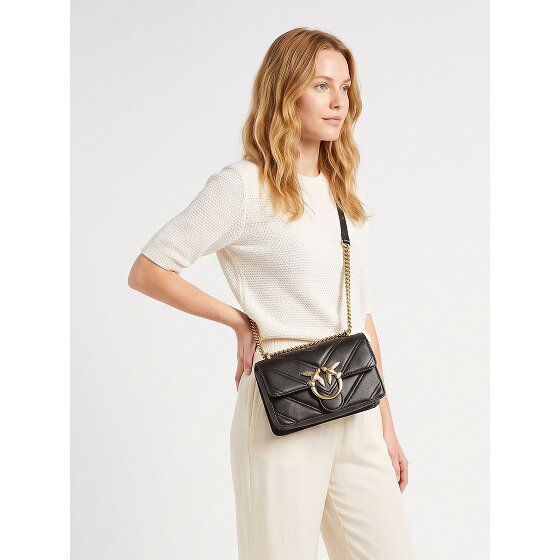 PINKO Love One Mini Shoulder bag Genuine Leather 21 cm