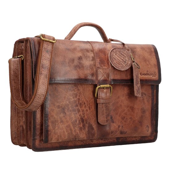 Greenland Nature Mascu & Line Briefcase Leather 40 cm