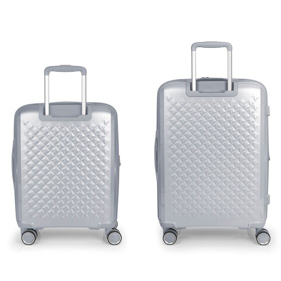 Gabol Queens 4 wheels Suitcase set 2-piece with expansion pleat