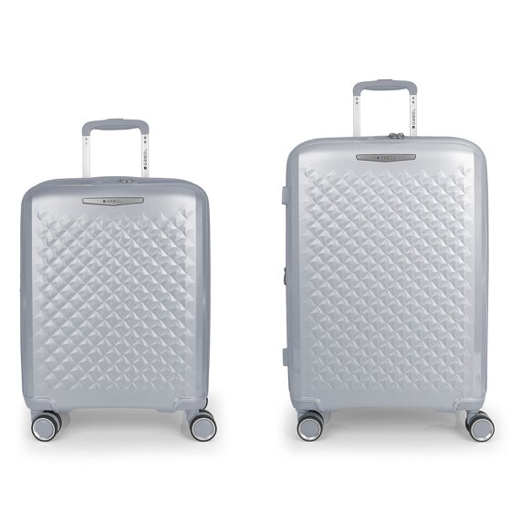 Gabol Queens 4 wheels Suitcase set 2-piece with expansion pleat