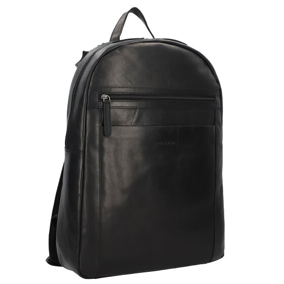 Greenburry Pure Black Daypack Leather 46 cm Laptop compartment
