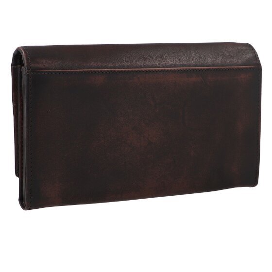 Greenburry Destressed Wallet RFID protection Leather 13 cm