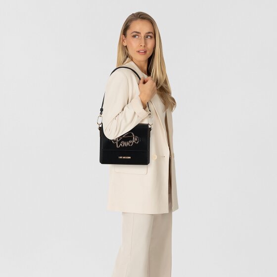 Love Moschino Script Shoulder Bag 19 cm