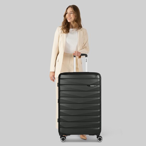 Bench Paris 4 wheels Trolley L 76 cm with expansion pleat