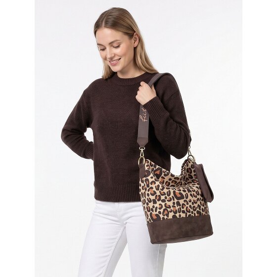 Fritzi aus Preußen Izzy07 Limited Leo Camel Shoulder Bag 25 cm