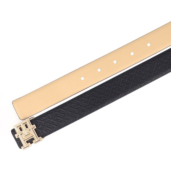 Tommy Hilfiger TH Logo Bombe REV 3.0 Reversible belt Leather