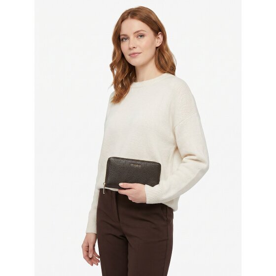 Coccinelle Metallic Soft Wallet Genuine Leather 10 cm