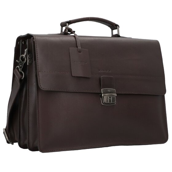 Burkely Vintage Briefcase Genuine Leather 38 cm