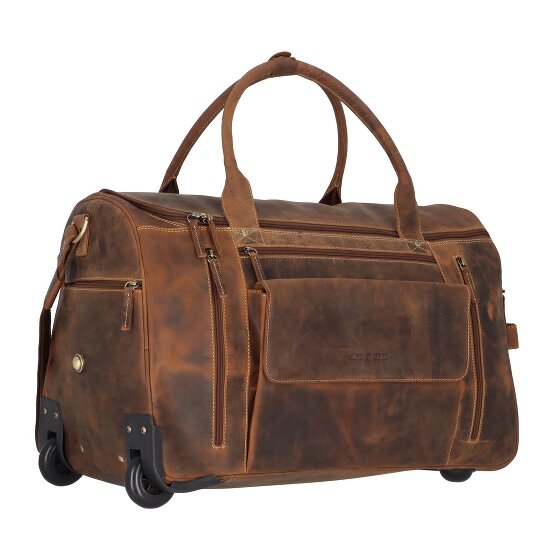 Greenburry Vintage 2 wheels Travel bag Leather 32 cm
