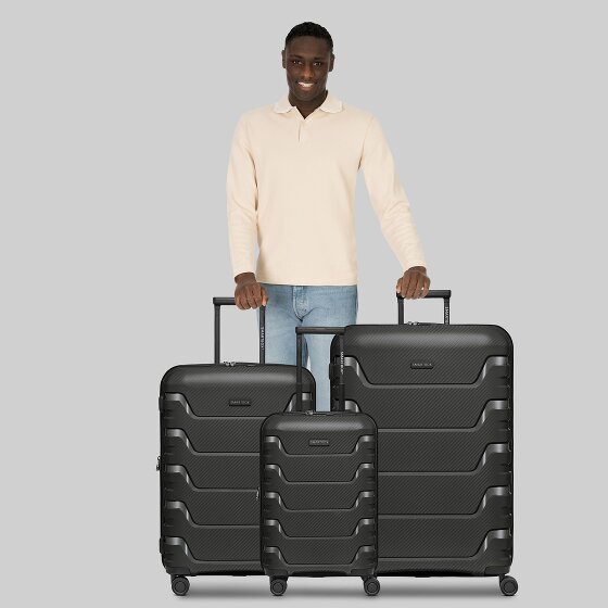 Smartbox Edition 01 4 wheels Suitcase set 3-piece with expansion pleat