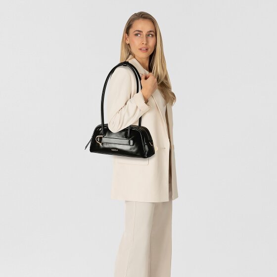 Coccinelle Paki Shiny Shoulder Bag Leather 30 cm