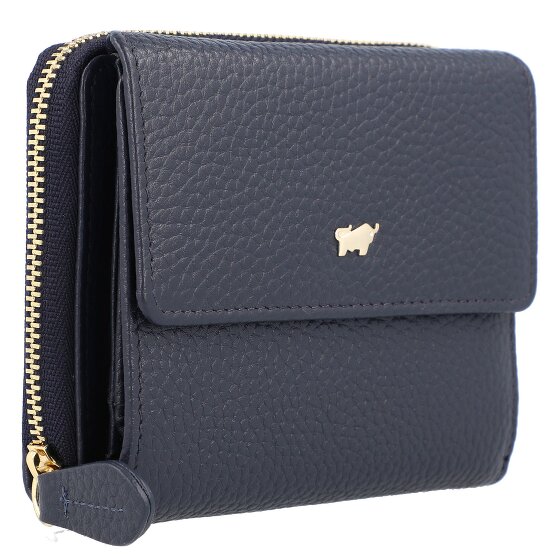 Braun Büffel Asti Wallet RFID protection Genuine Leather 12 cm