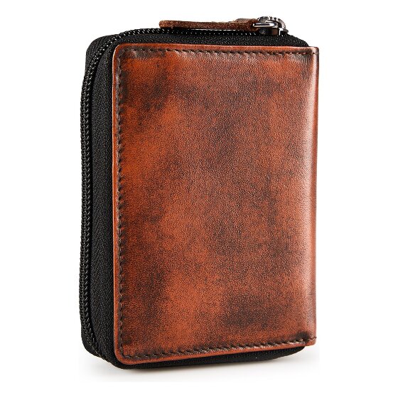Greenburry Destressed Wallet RFID protection Leather 10.5 cm