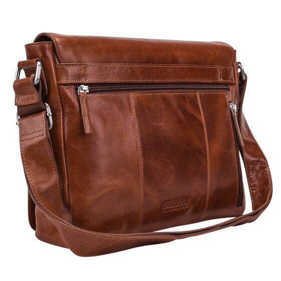 Leonhard Heyden Cambridge Messenger leather 32 cm laptop compartment