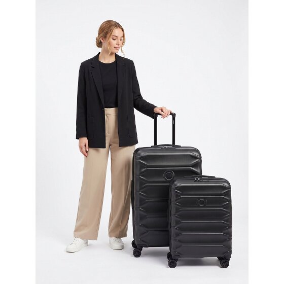 Delsey Paris Meteor 4-wheel Suitcase set S+M expandable