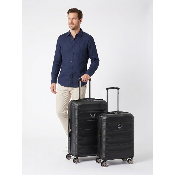 Delsey Paris Meteor 4-wheel Suitcase set S+M expandable