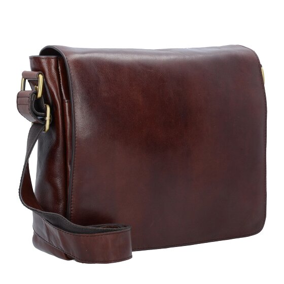 Leonhard Heyden Cambridge Messenger leather 32 cm laptop compartment