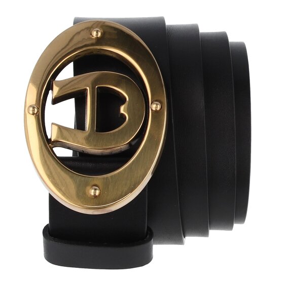 Aigner Logo belt leather