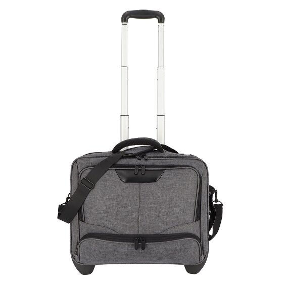 Dermata 2 wheels Business trolley 44 cm Laptop compartment