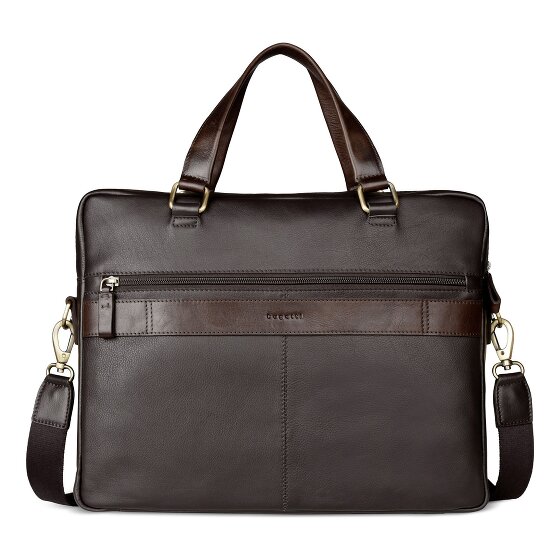 Bugatti Ryan Briefcase Genuine Leather 39 cm Laptop compartment