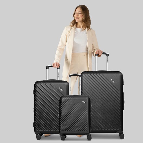Check.In Paradise 2.0 4 wheels Suitcase set 3-piece with expansion pleat