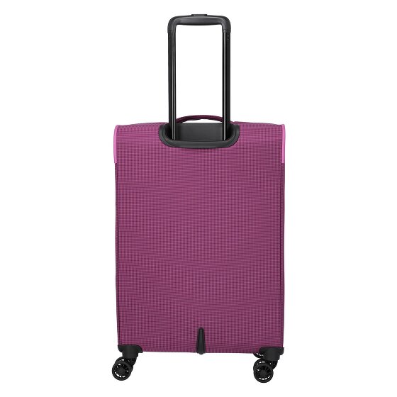 Travelite Corsiica 4 wheels Trolley M 67 cm with expansion pleat