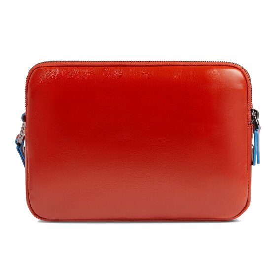 Piquadro Blue Square Shoulder bag Leather 23 cm