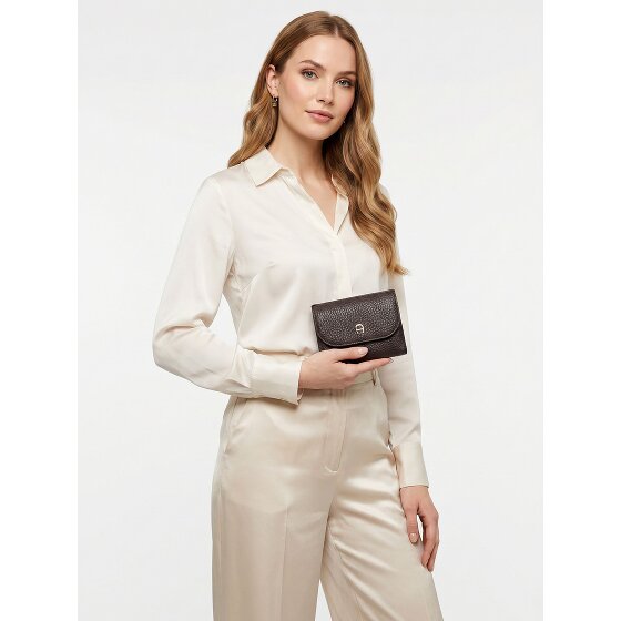 Aigner Pura Wallet RFID protection Genuine Leather 10 cm