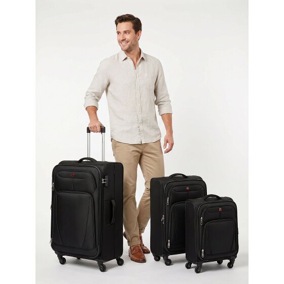 Wenger Beaumont 4 wheels Suitcase set 3-piece with expansion pleat