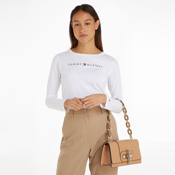 Tommy Hilfiger Turnlock Shoulder Bag Leather 28 cm