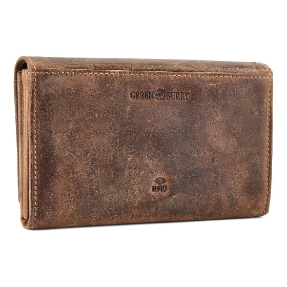 Greenburry Biker Wallet RFID protection Leather 17 cm