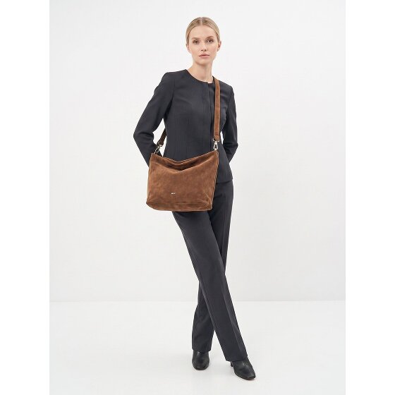 abro Ebony Shoulder Bag Genuine Leather 39 cm