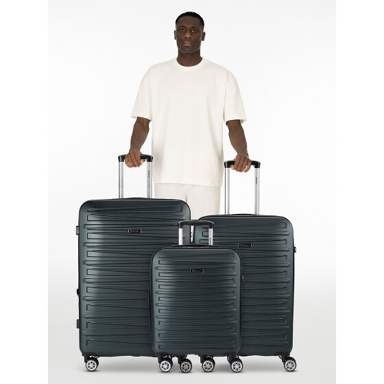 Benzi 5493 4 wheels Suitcase set 3-piece with expansion pleat