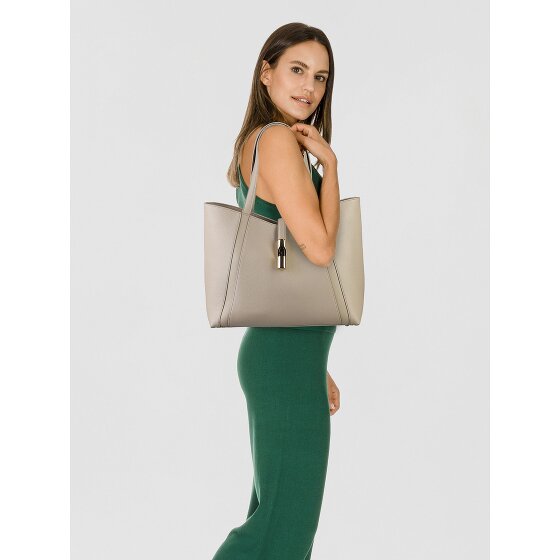 Furla Goccia Shopper Bag L Genuine Leather 37 cm