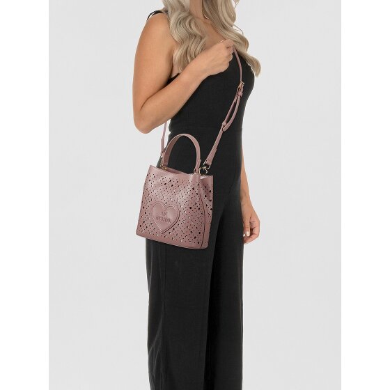 Love Moschino Basket Laminated Shoulder Bag 22 cm