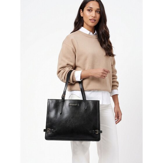 The Bridge Monica Shoulder Bag Genuine Leather 36 cm