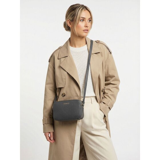 Lazarotti Bologna Leather Shoulder Bag Leather Double-Zip 18 cm