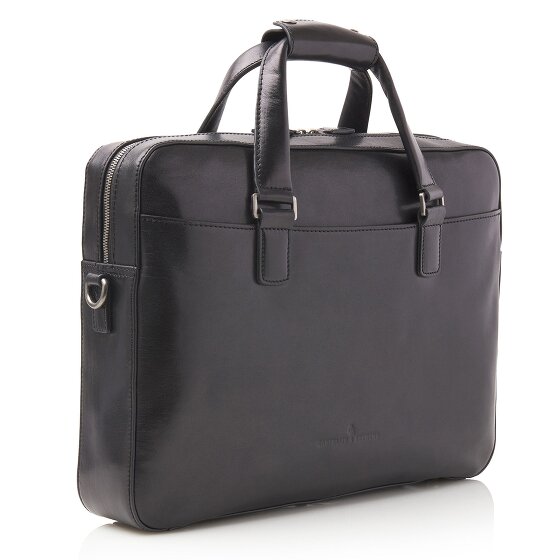 Castelijn & Beerens Ted briefcase leather 41 cm laptop compartment Castelijn & Beerens Ted briefcase leather 41 cm laptop compartment