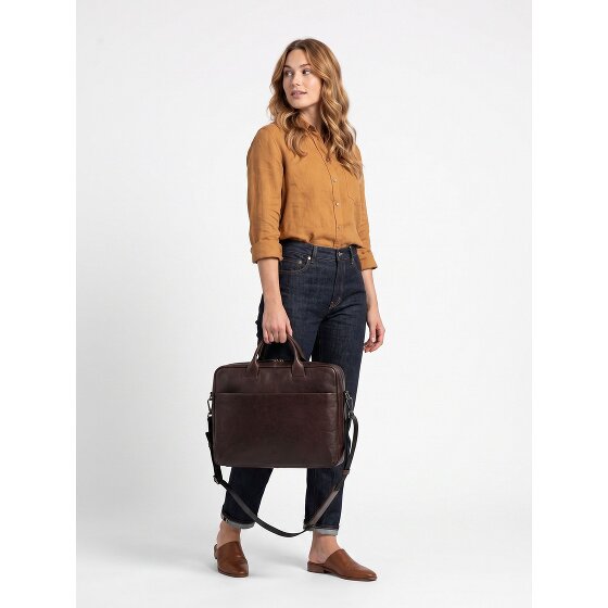 Jost Glasgow Briefcase Genuine Leather 40 cm Laptop compartment