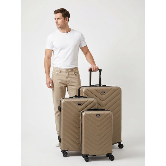 Redolz Essentials 07 3-SET 4 wheels Suitcase set 3-piece