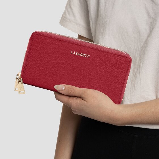 Lazarotti Bologna Leather Wallet RFID protection Leather 20 cm